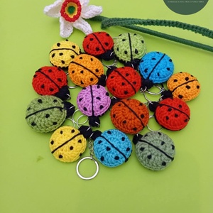 szerencsehozó katica, Táska & Tok, Kulcstartó & Táskadísz, Táskadísz, Horgolás, MESKA