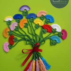 horgolt könyvjelző, Könyv & Zene, Könyvjelző, Horgolás, MESKA