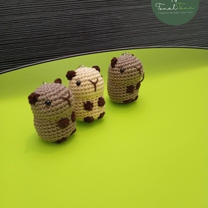 Kapibara kulcstartó, Táska & Tok, Kulcstartó & Táskadísz, Kulcstartó, Horgolás, Varrás, MESKA