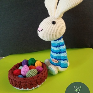 Húsvéti nyuszi - játék & sport - plüssállat & játékfigura - nyuszi - Meska.hu