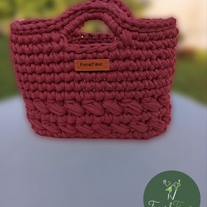 Elegáns horgolt táska - táska & tok - kézitáska & válltáska - alkalmi táska - Meska.hu
