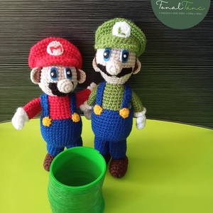 Super Mario és Luigi - játék & sport - plüssállat & játékfigura - plüss mesefigurák - Meska.hu