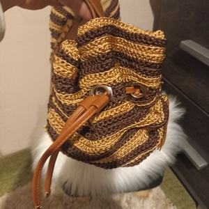 Bronzfonat -eleg�ns, összehúzható táska  - táska & tok - kézitáska & válltáska - kézitáska - Meska.hu