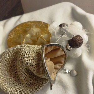 Arany Harmat � Kézzel horgolt elegáns pénztárca - Meska.hu
