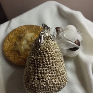 Arany Harmat � Kézzel horgolt elegáns pénztárca - táska & tok - pénztárca & más tok - aprópénztartó - Meska.hu