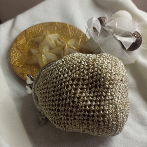 Arany Harmat � Kézzel horgolt elegáns pénztárca - táska & tok - pénztárca & más tok - aprópénztartó - Meska.hu