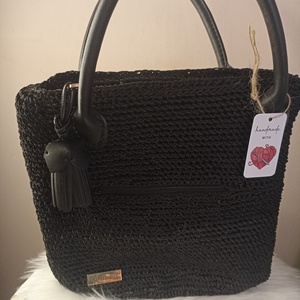 �benj�rat -táskarendező betéttel készült kézzel horgolt táska, Táska & Tok, Kézitáska & válltáska, Alkalmi táska, Horgolás, MESKA