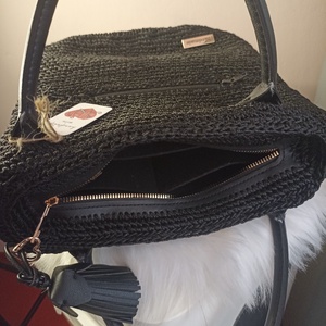 �benj�rat -táskarendező betéttel készült kézzel horgolt táska - táska & tok - kézitáska & válltáska - alkalmi táska - Meska.hu