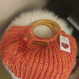  � Korall Kagyló Horgolt Táska - táska & tok - kézitáska & válltáska - alkalmi táska - Meska.hu