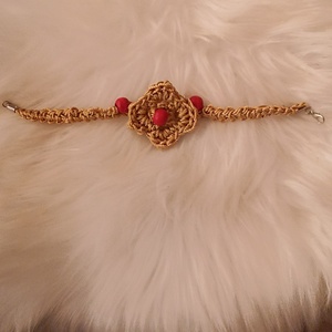 Napfonat � kézzel horgolt női karkötő � - ékszer - karkötő - charm karkötő - Meska.hu