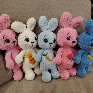 Horgolt pocket nyuszi , Játék & Sport, Plüssállat & Játékfigura, Nyuszi, Horgolás, MESKA