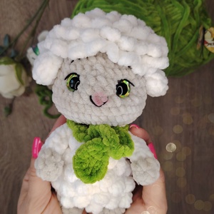 Horgolt bárány  - játék & sport - plüssállat & játékfigura - más figura - Meska.hu
