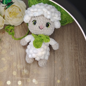 Horgolt bárány  - játék & sport - plüssállat & játékfigura - más figura - Meska.hu