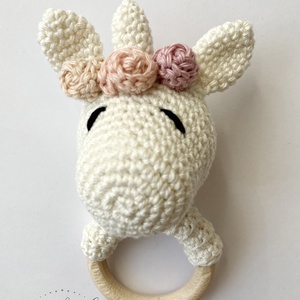 Unikornis amigurumi szett - játék & sport - babalátogató ajándékcsomag - Meska.hu