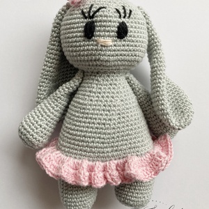 Amigurumi nyuszi, Játék & Sport, 3 éves kor alattiaknak, Alvóka & Rongyi, Horgolás, MESKA