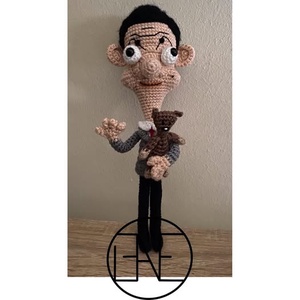 Mr. Bean és Teddy - Amigurumi, Játék & Sport, Plüssállat & Játékfigura, Ember, Horgolás, Nemezelés, MESKA
