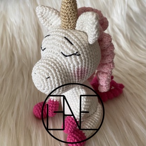 Süti az unikornis - horgolásminta  - diy (csináld magad) - szabásminta, útmutató - horgolási minta - Meska.hu