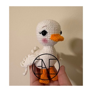 Csámpi a kacsa- amigurumi horgolásminta - Meska.hu