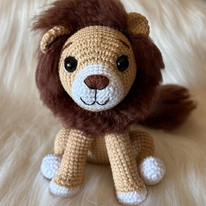 Roni az oroszlán- amigurumi horgolásminta - Meska.hu