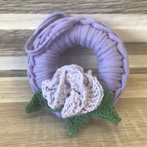 Virágos kicsi ajtó dísz - otthon & életmód - dekoráció - ajtó- és ablak dekoráció - ajtódísz & kopogtató - Meska.hu