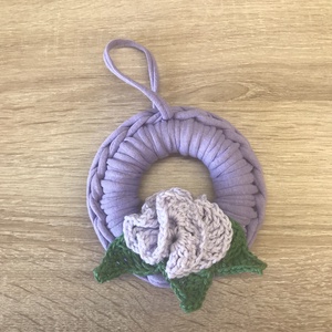 Virágos kicsi ajtó dísz - otthon & életmód - dekoráció - ajtó- és ablak dekoráció - ajtódísz & kopogtató - Meska.hu