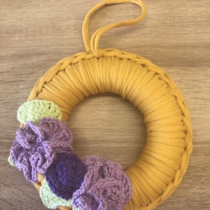 Virágos ajtó dísz - otthon & életmód - dekoráció - ajtó- és ablak dekoráció - ajtódísz & kopogtató - Meska.hu