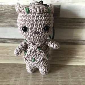 Horgolt baby groot kulcstarttó, táskadísz - táska & tok - kulcstartó & táskadísz - kulcstartó - Meska.hu
