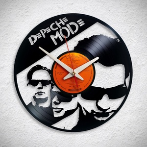 Depeche Mode - Bakelit falióra, Otthon & Életmód, Dekoráció, Fali és függő dekoráció, Falióra & óra, Újrahasznosított alapanyagból készült termékek, MESKA