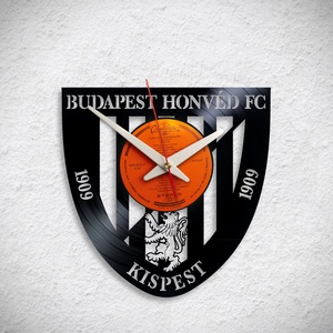 Honvéd FC Kispest - Bakelit falióra, Otthon & Életmód, Dekoráció, Fali és függő dekoráció, Falióra & óra, Újrahasznosított alapanyagból készült termékek, MESKA