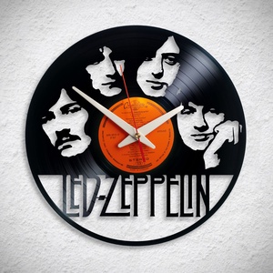 Led Zeppelin - Bakelit falióra, Otthon & Életmód, Dekoráció, Fali és függő dekoráció, Falióra & óra, Újrahasznosított alapanyagból készült termékek, MESKA