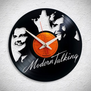 Modern Talking - Bakelit falióra, Otthon & Életmód, Dekoráció, Fali és függő dekoráció, Falióra & óra, Újrahasznosított alapanyagból készült termékek, MESKA