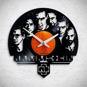 Rammstein - Bakelit falióra, Otthon & Életmód, Dekoráció, Fali és függő dekoráció, Falióra & óra, Újrahasznosított alapanyagból készült termékek, MESKA