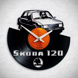 Skoda 120 - Bakelit falióra, Otthon & Életmód, Dekoráció, Fali és függő dekoráció, Falióra & óra, Újrahasznosított alapanyagból készült termékek, MESKA