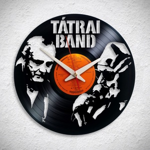 Tátrai Band- Bakelit falióra, Otthon & Lakás, Dekoráció, Fali és függő dekoráció, Falióra & óra, Újrahasznosított alapanyagból készült termékek, MESKA