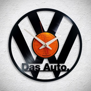 VW Logo - Bakelit falióra, Otthon & Lakás, Dekoráció, Fali és függő dekoráció, Falióra & óra, Újrahasznosított alapanyagból készült termékek, Meska