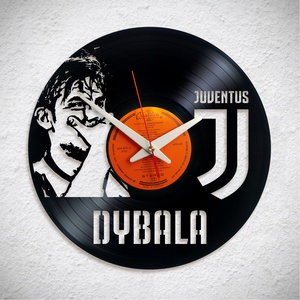 Bakelit falióra  Juventus - Dybala, Otthon & Lakás, Dekoráció, Fali és függő dekoráció, Falióra & óra, Újrahasznosított alapanyagból készült termékek, MESKA