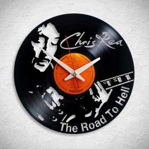 Chris Rea  - Bakelit falióra, Otthon & Életmód, Dekoráció, Fali és függő dekoráció, Falióra & óra, Újrahasznosított alapanyagból készült termékek, MESKA