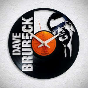 Dave Brubeck - Jazz - Bakelit falióra, Otthon & Lakás, Dekoráció, Fali és függő dekoráció, Falióra & óra, Újrahasznosított alapanyagból készült termékek, MESKA