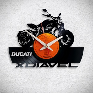 Ducati motorok - 3 féle - Bakelit falióra - otthon & életmód - dekoráció - fali és függő dekoráció - falióra & óra - Meska.hu