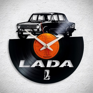 Lada - Zsiguli - 4 féle - Bakelit falióra, Otthon & Életmód, Dekoráció, Fali és függő dekoráció, Falióra & óra, Újrahasznosított alapanyagból készült termékek, MESKA