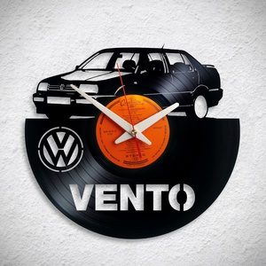 VW Vento - Bakelit falióra, Otthon & Lakás, Dekoráció, Fali és függő dekoráció, Falióra & óra, Újrahasznosított alapanyagból készült termékek, MESKA