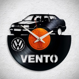 VW Vento - Bakelit falióra, Otthon & Életmód, Dekoráció, Fali és függő dekoráció, Falióra & óra, Újrahasznosított alapanyagból készült termékek, MESKA