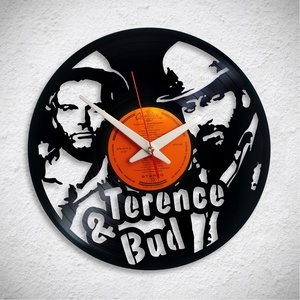 Bud Spencer és Terence Hill - Bakelit falióra - Meska.hu
