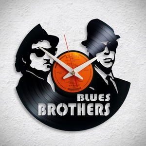Blues Brothers - Bakelit falióra, Otthon & Életmód, Dekoráció, Fali és függő dekoráció, Falióra & óra, Újrahasznosított alapanyagból készült termékek, MESKA