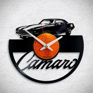 Chevrolet Camaro - Bakelit falióra, Otthon & Életmód, Dekoráció, Fali és függő dekoráció, Falióra & óra, Újrahasznosított alapanyagból készült termékek, MESKA