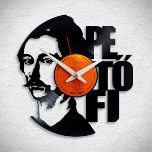 Petőfi Sándor - Bakelit falióra - Meska.hu