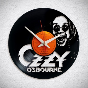 Ozzy Osbourne - Bakelit falióra, Otthon & Életmód, Dekoráció, Fali és függő dekoráció, Falióra & óra, Újrahasznosított alapanyagból készült termékek, MESKA