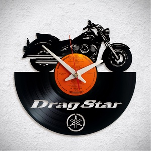 Yamaha Drag Star  - Bakelit falióra - Meska.hu