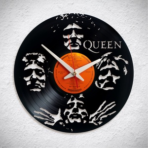 Queen  - Bakelit falióra, Otthon & Életmód, Dekoráció, Fali és függő dekoráció, Falióra & óra, Újrahasznosított alapanyagból készült termékek, MESKA