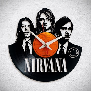 Nirvana - Bakelit falióra, Otthon & Életmód, Dekoráció, Fali és függő dekoráció, Falióra & óra, Újrahasznosított alapanyagból készült termékek, MESKA